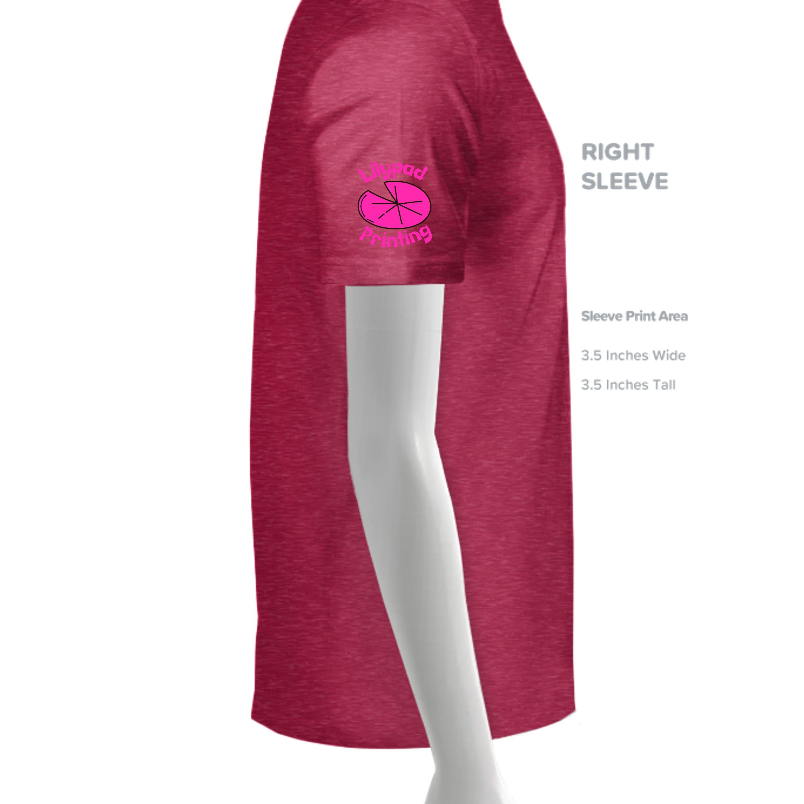 Heather Red - 3000 - SLEEVE_RIGHT