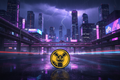 Umbreon - Cyberpunk Skyline